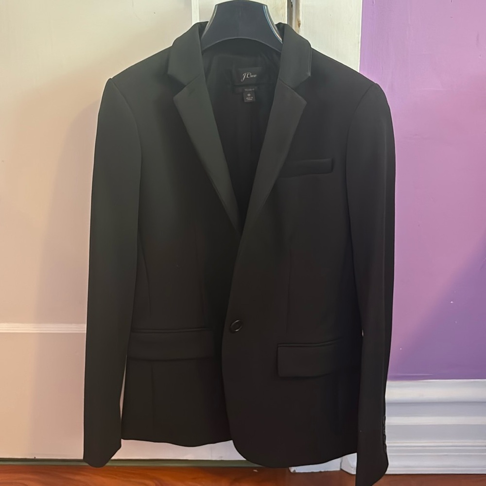 J. Crew Regent Black Blazer in Size 0